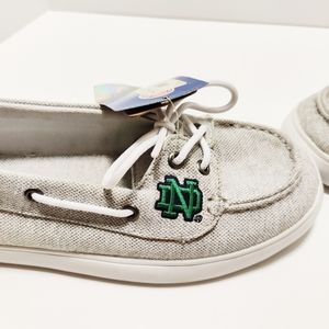 Notre Dame Slide On Boat Shoes NWT